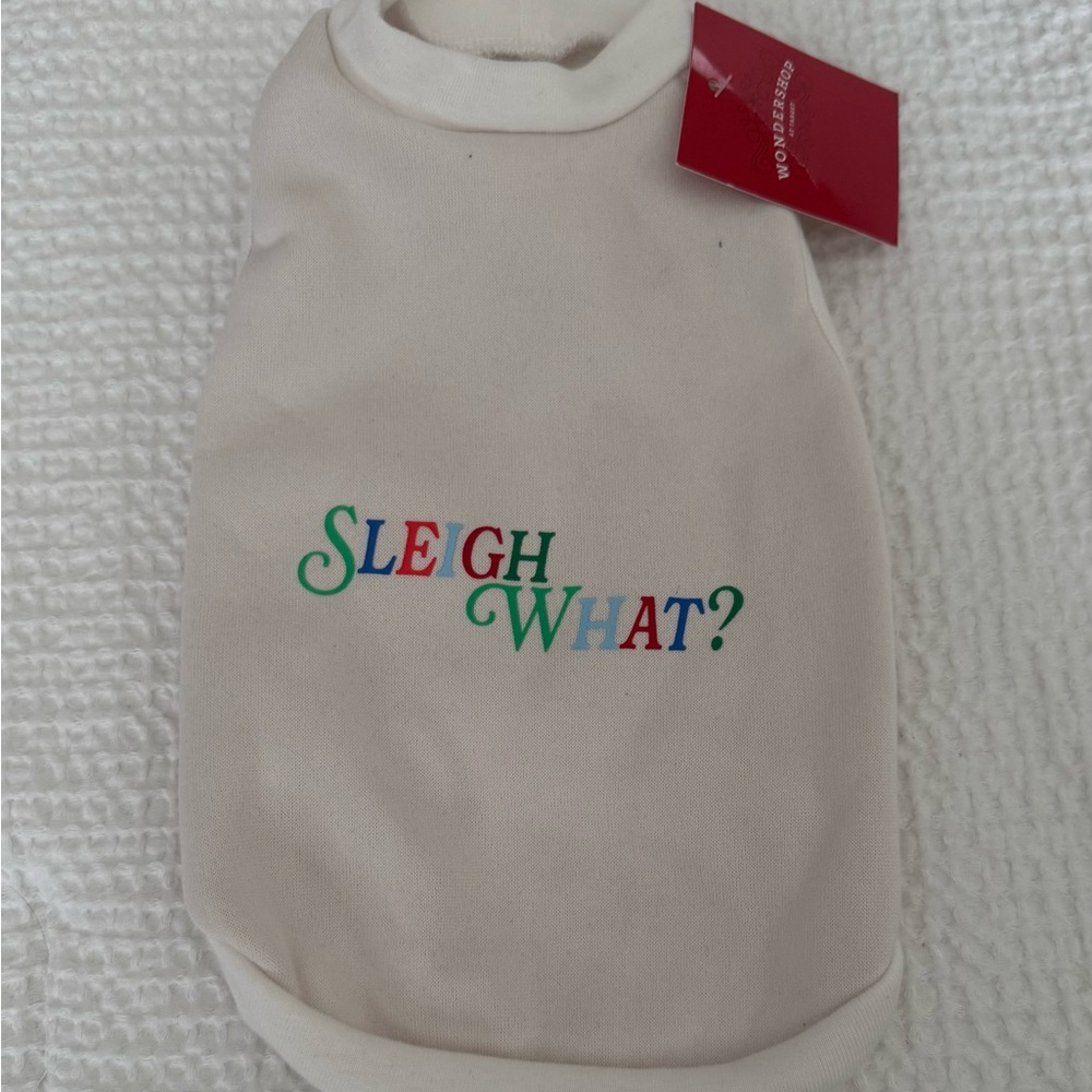 Target White Pet Sweatshirt